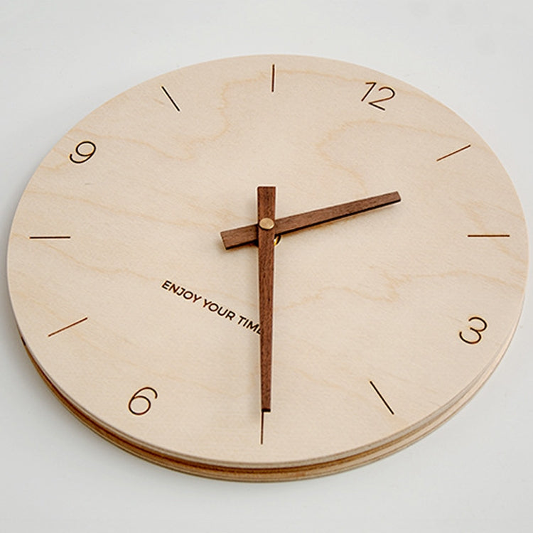 10 inch Without Printing Plate Wooden Sling Wall Clock Home Living Room Clock - Wall Clock by PMc TechLife | Online Shopping South Africa | PMc TechLife | Buy Now Pay Later Mobicred