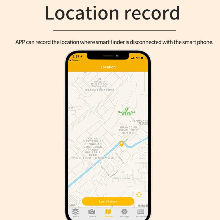 HYC-S9 2 PCS Round Bluetooth Object Finder Mobile Phone Tracking Locator Anti-Lost Two-Way Alarm(Red) - Anti-lost Alarm by PMc TechLife | Online Shopping South Africa | PMc TechLife | Buy Now Pay Later Mobicred