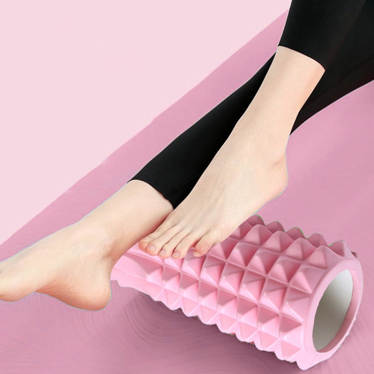 3 in 1 Eva Foam Roller Hollow Muscle Relaxation Roller Yoga Column Set, Length:  33cm (Blue Crescent) - free shipping - PMC TechLife - Order now!