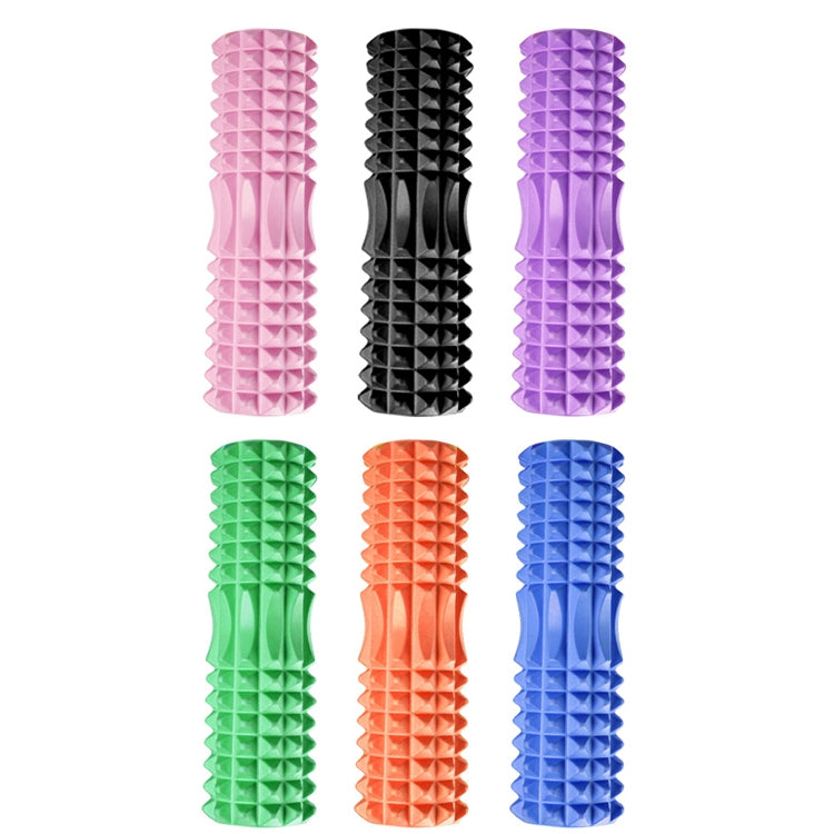 3 in 1 Eva Foam Roller Hollow Muscle Relaxation Roller Yoga Column Set, Length:  45cm (Blue Crescent) - free shipping - PMC TechLife - Order now!