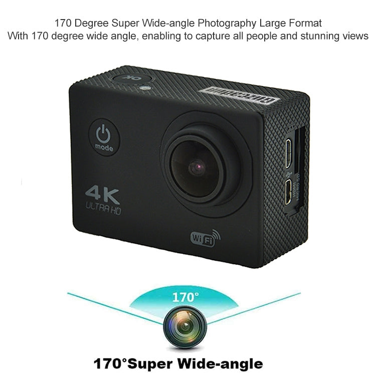 WIFI Waterproof Action Camera Cycling 4K camera Ultra Diving  60PFS kamera Helmet bicycle Cam underwater Sports 1080P Camera(Blue) - Children Cameras by PMC TechLife | Online Shopping South Africa | PMC TechLife | Buy Now Pay Later Mobicred