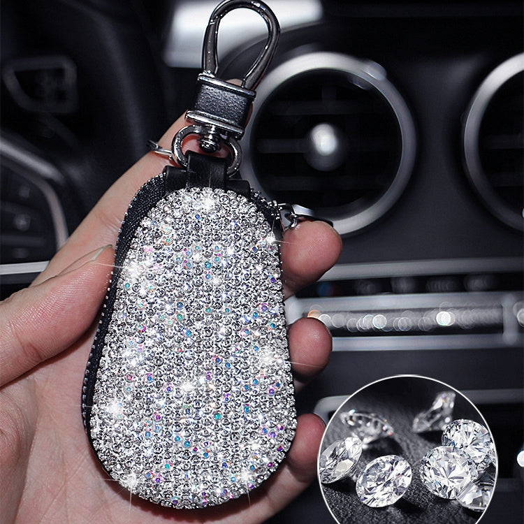 Diamond Car Gourd Key Case Car Key Case(White Diamond) - Car Key Cases by PMC Jewellery | Online Shopping South Africa | PMC Jewellery | Buy Now Pay Later Mobicred