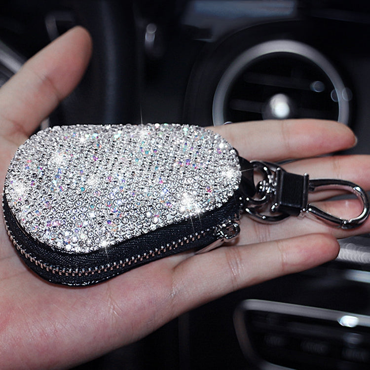 Diamond Car Gourd Key Case Car Key Case(White Diamond) - Car Key Cases by PMC Jewellery | Online Shopping South Africa | PMC Jewellery | Buy Now Pay Later Mobicred