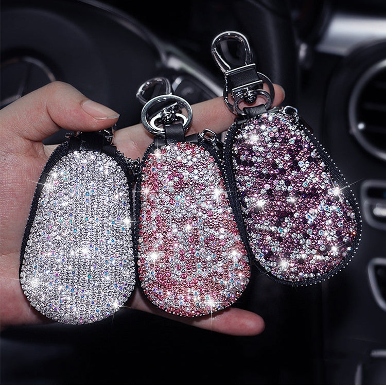 Diamond Car Gourd Key Case Car Key Case(Purple Diamond) - free shipping - PMC Jewellery - Order now!