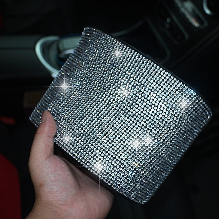 Car-Studded Trash Can Personality Car Hanging Trash Bag Multi-Function Car Storage Box(Colorful Diamonds) - Stowing Tidying by PMC TechLife | Online Shopping South Africa | PMC TechLife | Buy Now Pay Later Mobicred