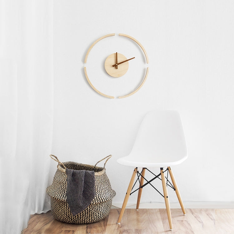14 inch Transparent Floating Wall Clock Wooden Clocks Home Living Room Wall Decoration - Wall Clock by PMc TechLife | Online Shopping South Africa | PMc TechLife | Buy Now Pay Later Mobicred
