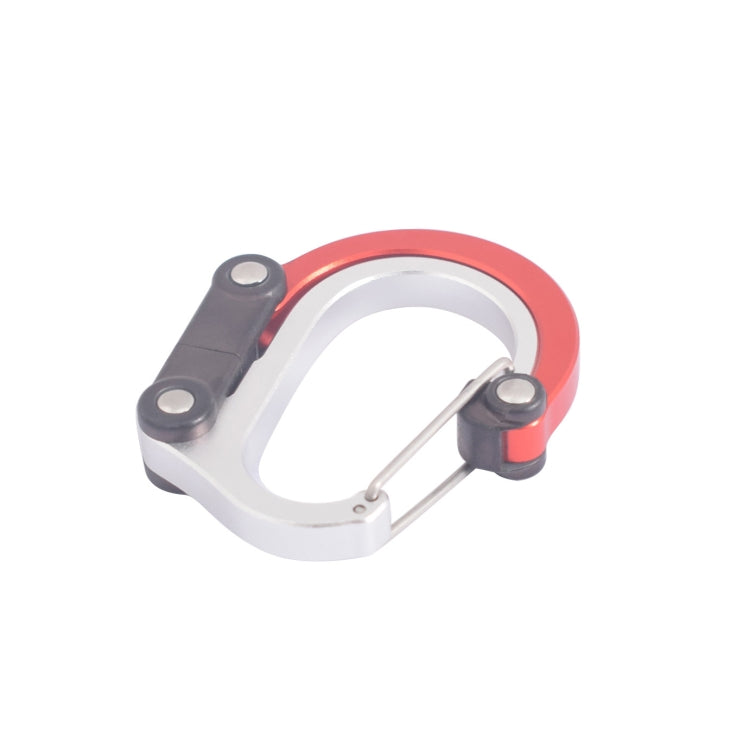 Multifunctional Carabiner Aluminum Alloy D-Type Outdoor Products Quick-Hanging Buckle(Red) - Hooks by PMC TechLife | Online Shopping South Africa | PMC TechLife | Buy Now Pay Later Mobicred