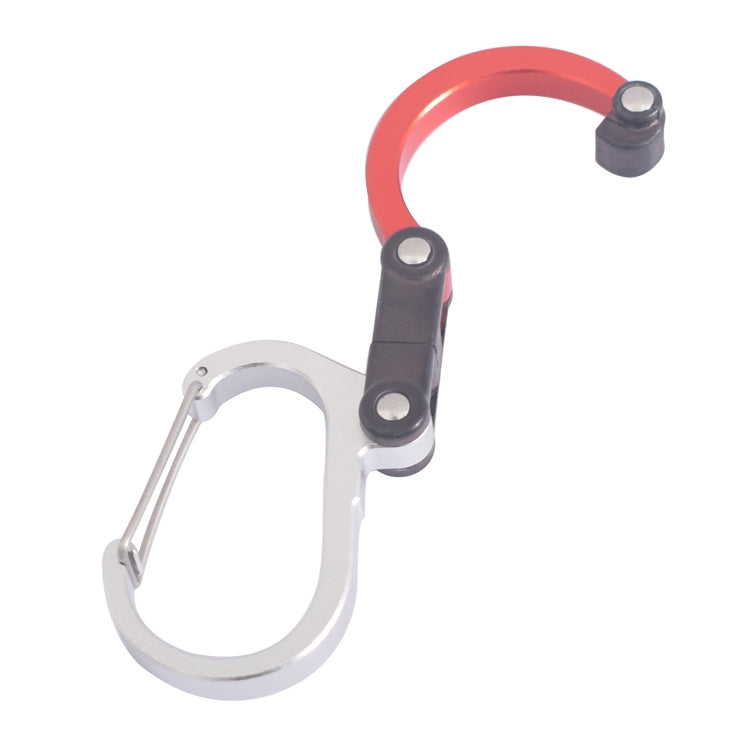 Multifunctional Carabiner Aluminum Alloy D-Type Outdoor Products Quick-Hanging Buckle(Red) - Hooks by PMC TechLife | Online Shopping South Africa | PMC TechLife | Buy Now Pay Later Mobicred