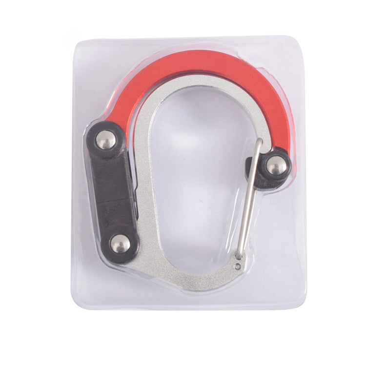 Multifunctional Carabiner Aluminum Alloy D-Type Outdoor Products Quick-Hanging Buckle(Red) - Hooks by PMC TechLife | Online Shopping South Africa | PMC TechLife | Buy Now Pay Later Mobicred