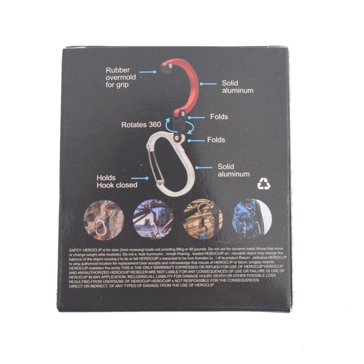 Multifunctional Carabiner Aluminum Alloy D-Type Outdoor Products Quick-Hanging Buckle(Red) - Hooks by PMC TechLife | Online Shopping South Africa | PMC TechLife | Buy Now Pay Later Mobicred