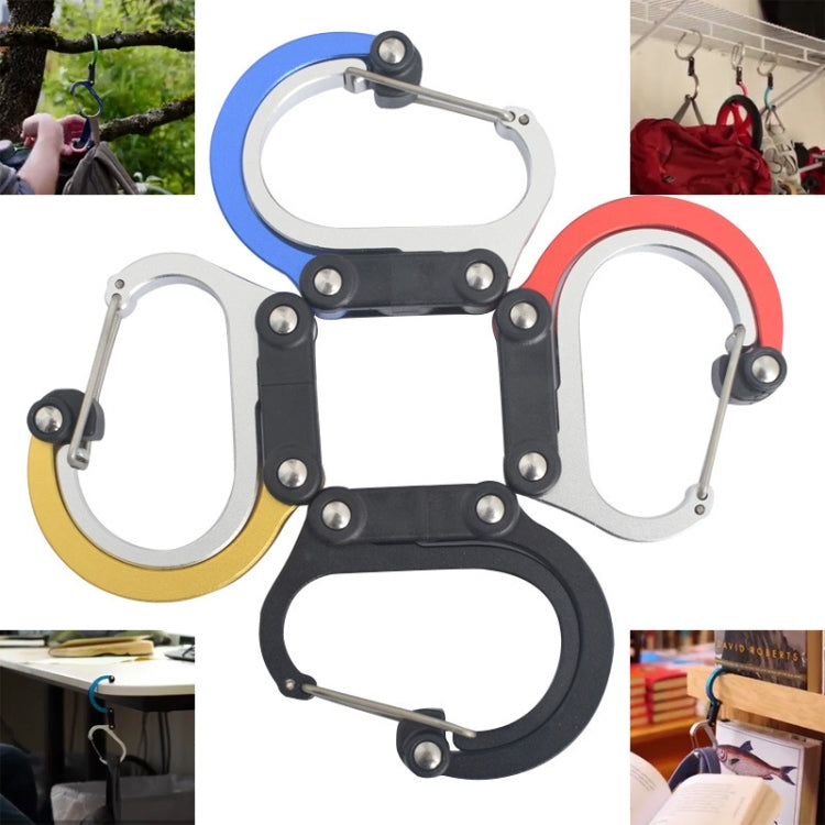 Multifunctional Carabiner Aluminum Alloy D-Type Outdoor Products Quick-Hanging Buckle(Red) - Hooks by PMC TechLife | Online Shopping South Africa | PMC TechLife | Buy Now Pay Later Mobicred