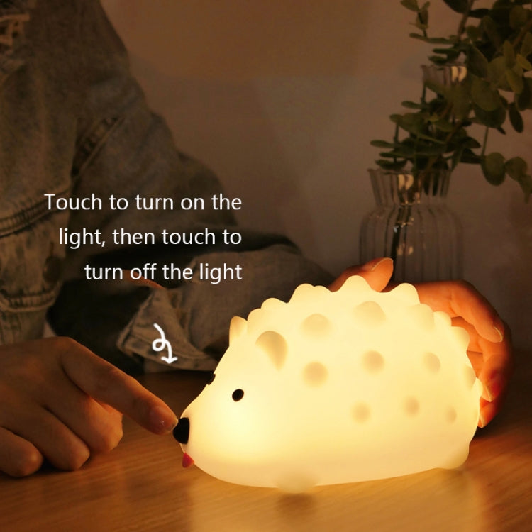 ZD-27 Cute Hedgehog Night Light Timer Dimming USB Bedside Lamp, Style: Button Control - Night Lights by PMc TechLife | Online Shopping South Africa | PMc TechLife | Buy Now Pay Later Mobicred