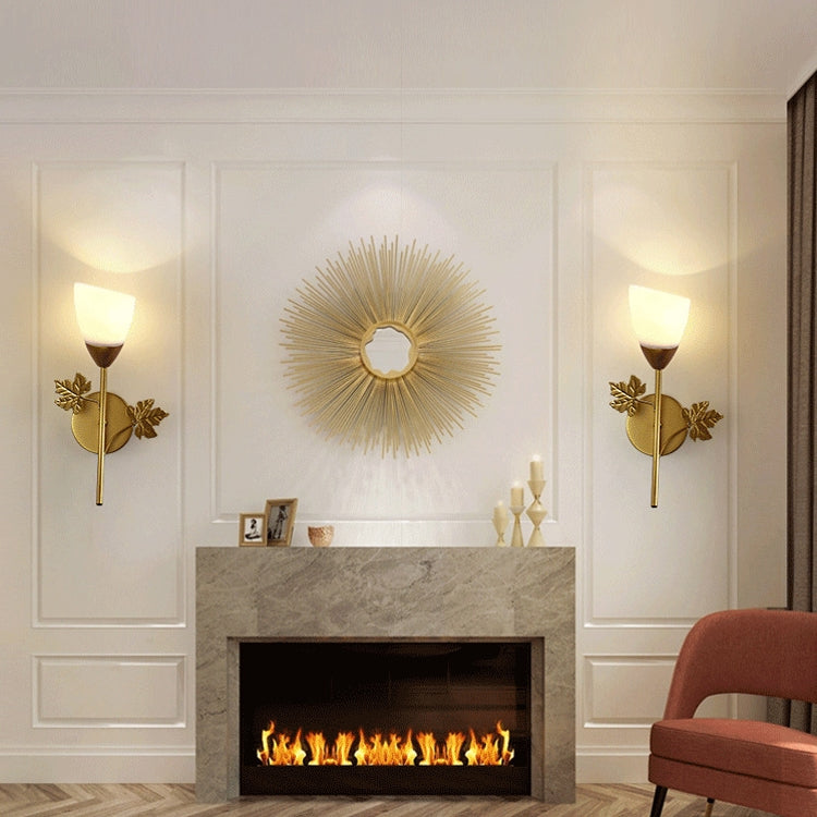 6014 Iron Wall Lights LED Bedroom Bedside Lights Postmodern Corridor Trump Light Hotel Restaurant Lighting, Power source: 5W White Light( Black Single Head) - Wall Lamps by PMc TechLife | Online Shopping South Africa | PMc TechLife | Buy Now Pay Later Mobicred