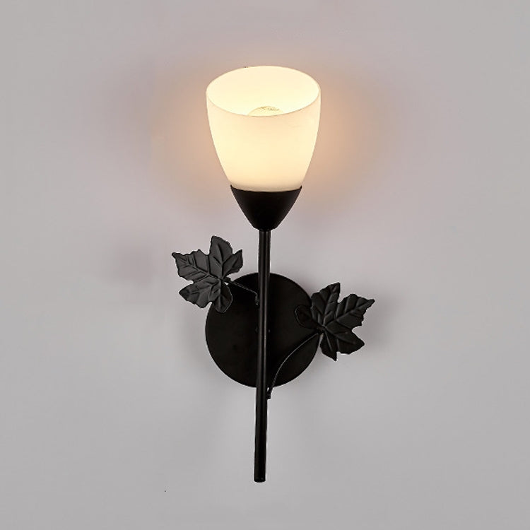 6014 Iron Wall Lights LED Bedroom Bedside Lights Postmodern Corridor Trump Light Hotel Restaurant Lighting, Power source: 12W Warm Light( Black Single Head) - Wall Lamps by PMc TechLife | Online Shopping South Africa | PMc TechLife | Buy Now Pay Later Mobicred