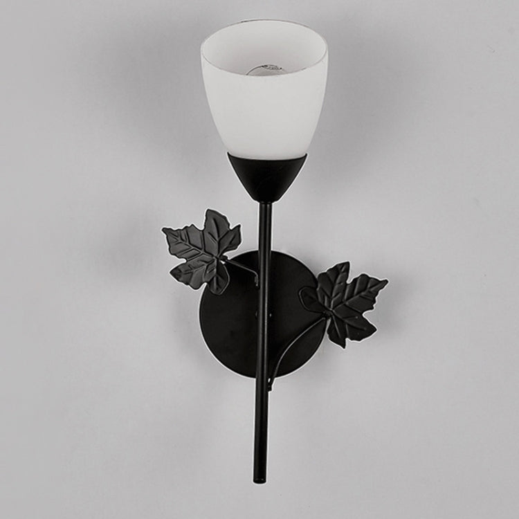 6014 Iron Wall Lights LED Bedroom Bedside Lights Postmodern Corridor Trump Light Hotel Restaurant Lighting, Power source: 12W Warm Light( Black Single Head) - Wall Lamps by PMc TechLife | Online Shopping South Africa | PMc TechLife | Buy Now Pay Later Mobicred