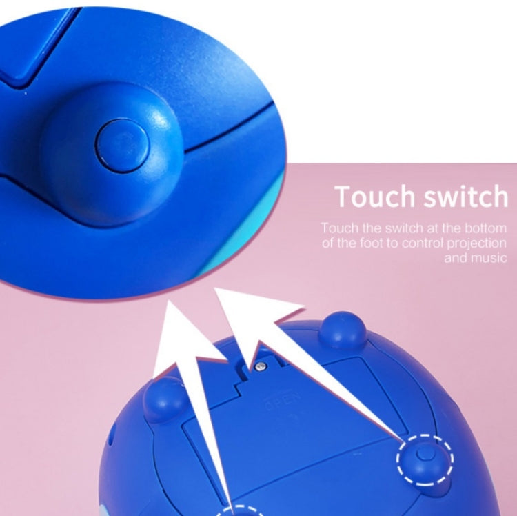 Children Romantic Starry Sky Projection Music Pointer Alarm Clock(Purple) - Novelty Clock by PMc TechLife | Online Shopping South Africa | PMc TechLife | Buy Now Pay Later Mobicred