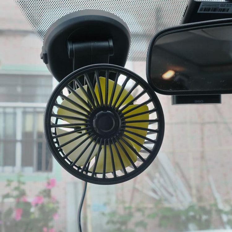 F409 Car Fan General Car Shaking Head Fan(USB Interface 5V) - Heating & Fans by PMC TechLife | Online Shopping South Africa | PMC TechLife | Buy Now Pay Later Mobicred