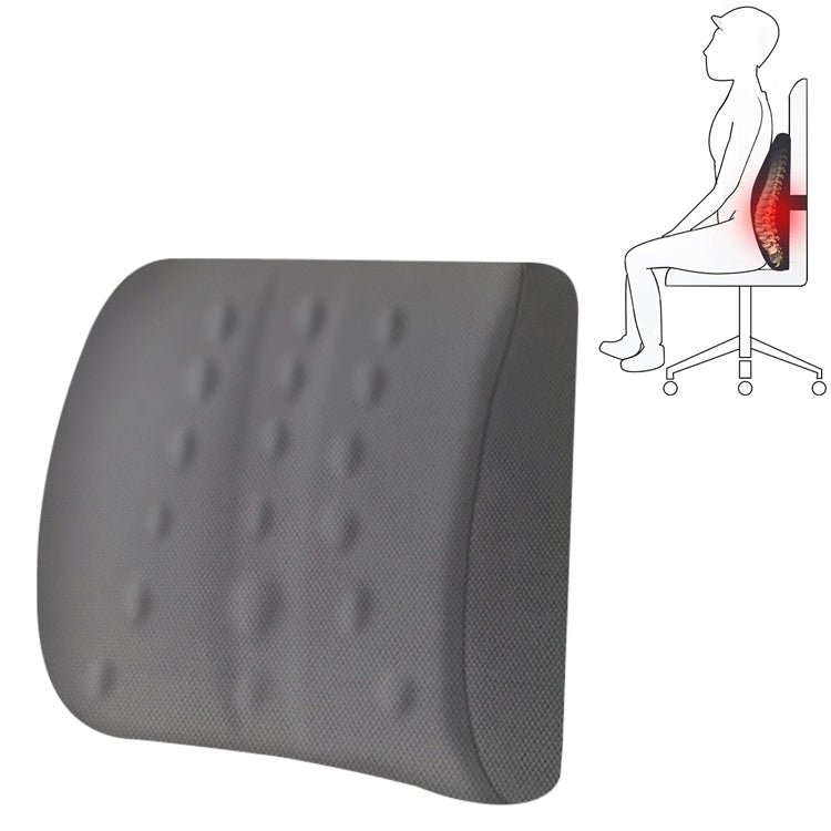 Lumbar Cushion Office Maternity Seat Cushion Car Lumbar Memory Foam Lumbar Pillow,Style: Standard (Gray) - Cushions & Pillows by PMC TechLife | Online Shopping South Africa | PMC TechLife | Buy Now Pay Later Mobicred