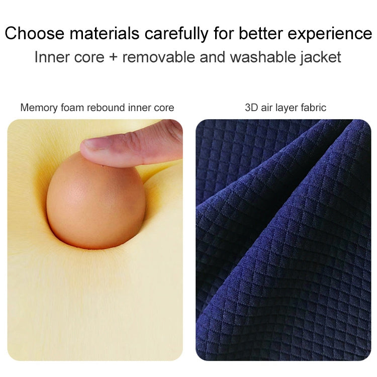 Lumbar Cushion Office Maternity Seat Cushion Car Lumbar Memory Foam Lumbar Pillow,Style: Standard (Gray) - Cushions & Pillows by PMC TechLife | Online Shopping South Africa | PMC TechLife | Buy Now Pay Later Mobicred