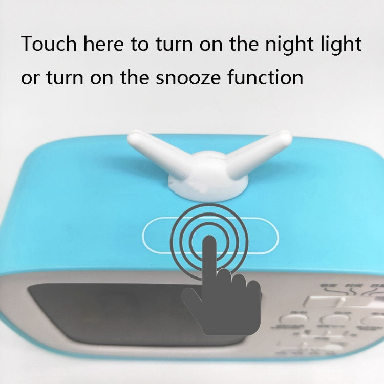 G179 Retro TV Alarm Clock Student Dormitory Bed Electronic Clock(Green English Version) - Novelty Clock by PMc TechLife | Online Shopping South Africa | PMc TechLife | Buy Now Pay Later Mobicred