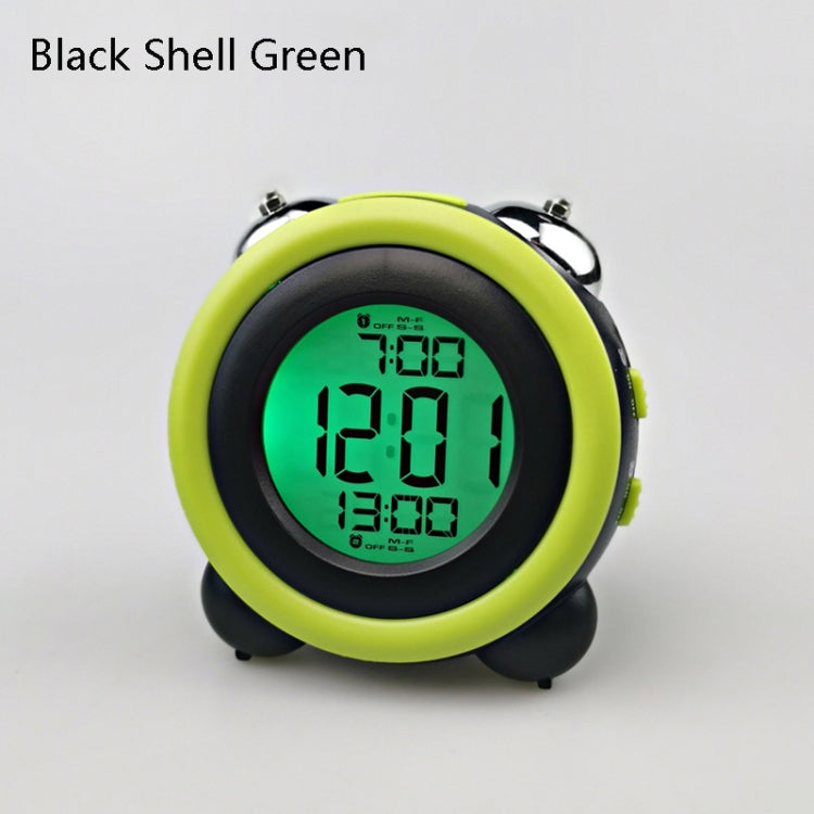 0705 Big Volume Simple Three-Dimensional LED Alarm Clock Mute Luminous Electronic Clock(Black Shell Green) - Novelty Clock by PMc TechLife | Online Shopping South Africa | PMc TechLife | Buy Now Pay Later Mobicred
