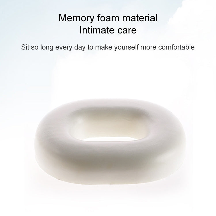 Slow Resilience Memory Foam Office Hip Pad After Hemorrhoids Operation Cushion(Black) - Cushions & Pillows by PMC TechLife | Online Shopping South Africa | PMC TechLife | Buy Now Pay Later Mobicred