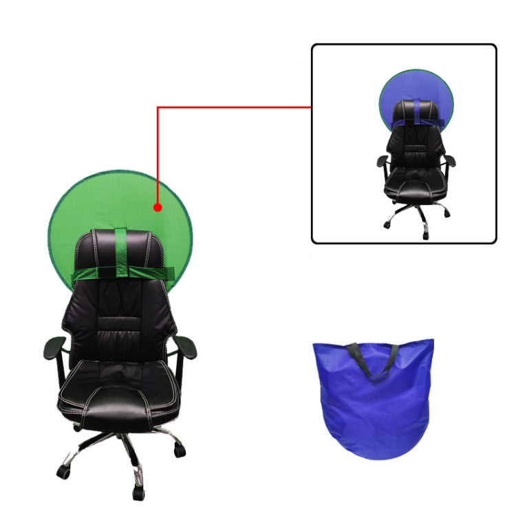 Live E-Sports Background Cloth Folding Background Board, Size: Double Layer S Blue Green 75cm - Solid Color by PMC TechLife | Online Shopping South Africa | PMC TechLife | Buy Now Pay Later Mobicred