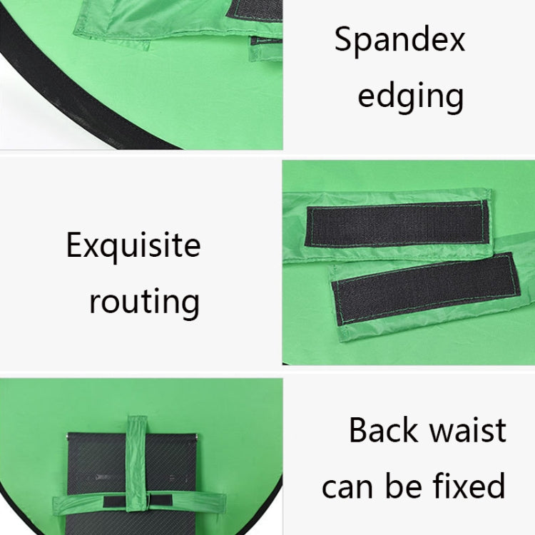 75cm EY-068 Green Background Cloth Folding ID Photo Green Screen Video Backdrop Board For E-Sports Chair - free shipping - PMC TechLife - Order now!