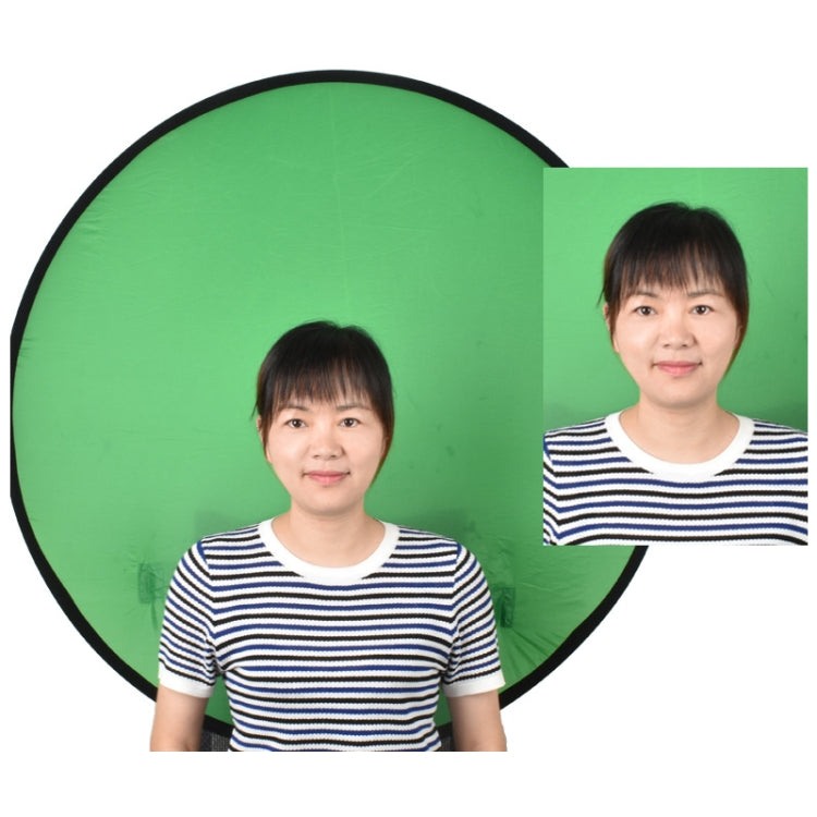 110cm EY-068 Green Background Cloth Folding ID Photo Green Screen Video Backdrop Board For E-Sports Chair - Solid Color by PMC TechLife | Online Shopping South Africa | PMC TechLife | Buy Now Pay Later Mobicred
