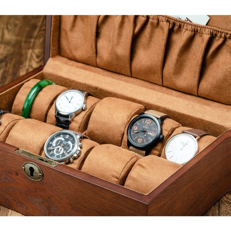 2 Big Pillows + 5 Small Pillows Wooden Watch Box Jewelry Watch Collection Display Storage Box - free shipping - PMc TechLife - Order now!
