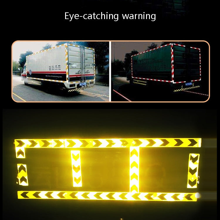 PVC Crystal Color Arrow Reflective Film Truck Honeycomb Guidelines Warning Tape Stickers 5cm x 25m(Green Black) - Reflective Material by PMc TechLife | Online Shopping South Africa | PMc TechLife | Buy Now Pay Later Mobicred