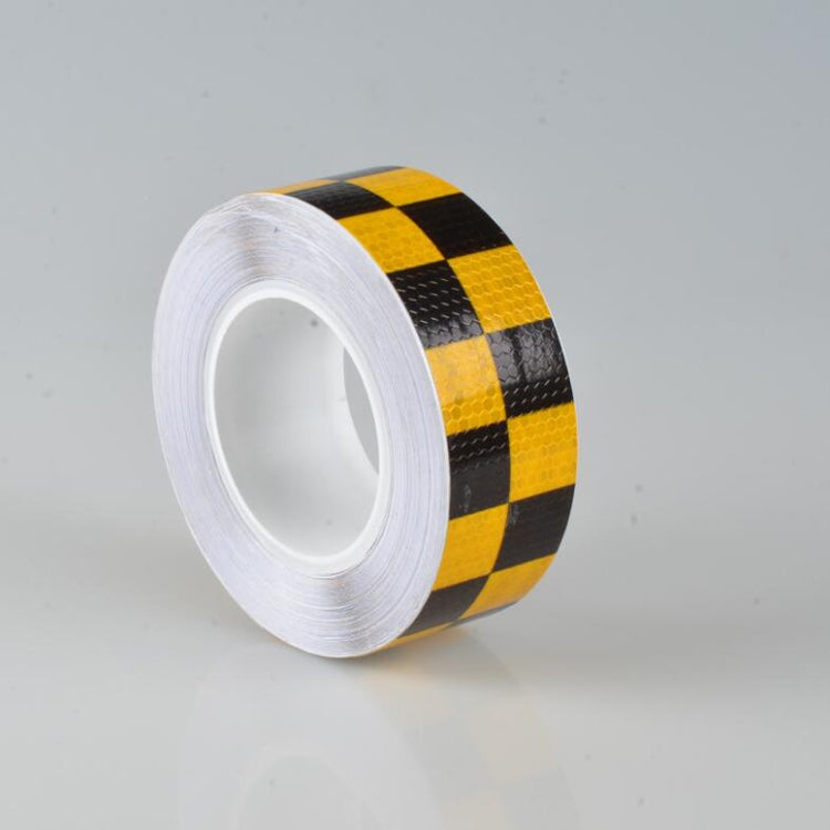 PVC Lattice Reflective Belt Generic Film Traffic Safety Facilities Anti-Collision Warning Stickers(Red Yellow) - Warning Sticker by PMC Jewellery | Online Shopping South Africa | PMC Jewellery | Buy Now Pay Later Mobicred