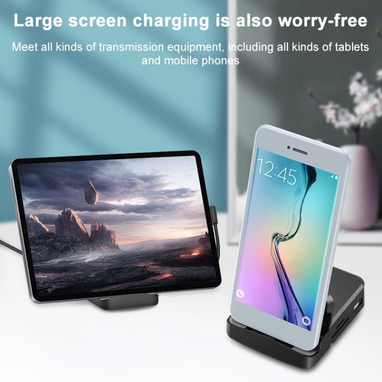 7 In 1 USB-C / Type-C To 2 USB 2.0 + USB 3.0 + 4K HDMI + SD / TF Card Slot + PD USB-C / Type-C Charging Ports Multifunctional HUB Docking Station With Holder - free shipping - PMC Jewellery - Order now!