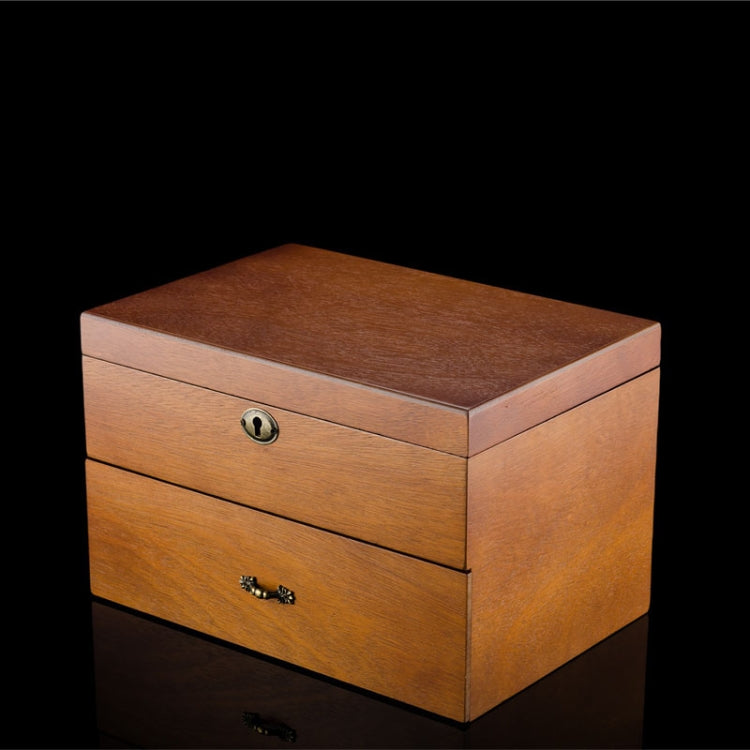 Wooden Double-Layer Watch Storage Box With Lock Jewelry Collection Display Box, Specification: 20 Epitope - free shipping - PMc TechLife - Order now!