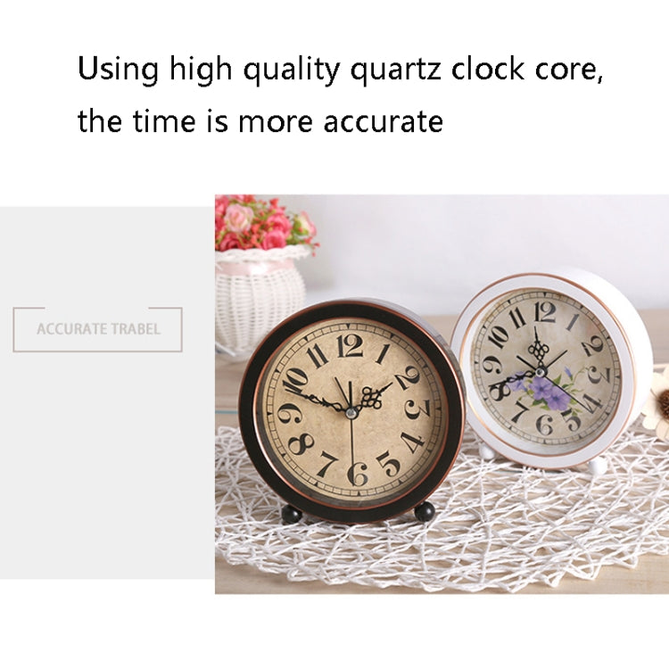 G51 Personality Retro Alarm Clock Bed Mute Metal Student Alarm Clock, Colour: Black 2 - Novelty Clock by PMc TechLife | Online Shopping South Africa | PMc TechLife | Buy Now Pay Later Mobicred