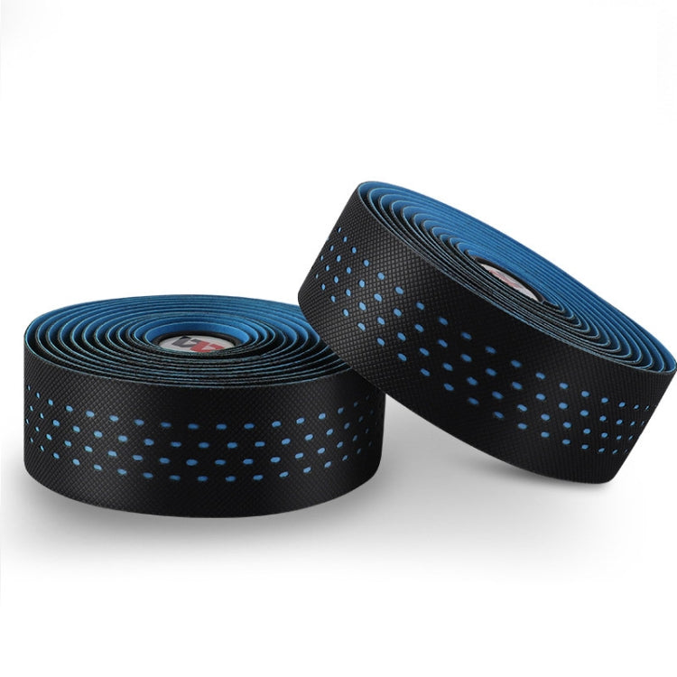 WEST BIKING Bicycle PU Non-Slip Handlebar Strap(Blue) - Decorative Accessories by WEST BIKING | Online Shopping South Africa | PMC TechLife | Buy Now Pay Later Mobicred