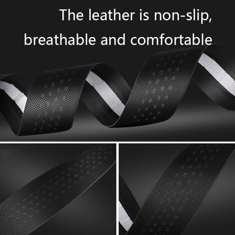 WEST BIKING Bicycle PU Non-Slip Handlebar Strap(Black) - Decorative Accessories by WEST BIKING | Online Shopping South Africa | PMC TechLife | Buy Now Pay Later Mobicred