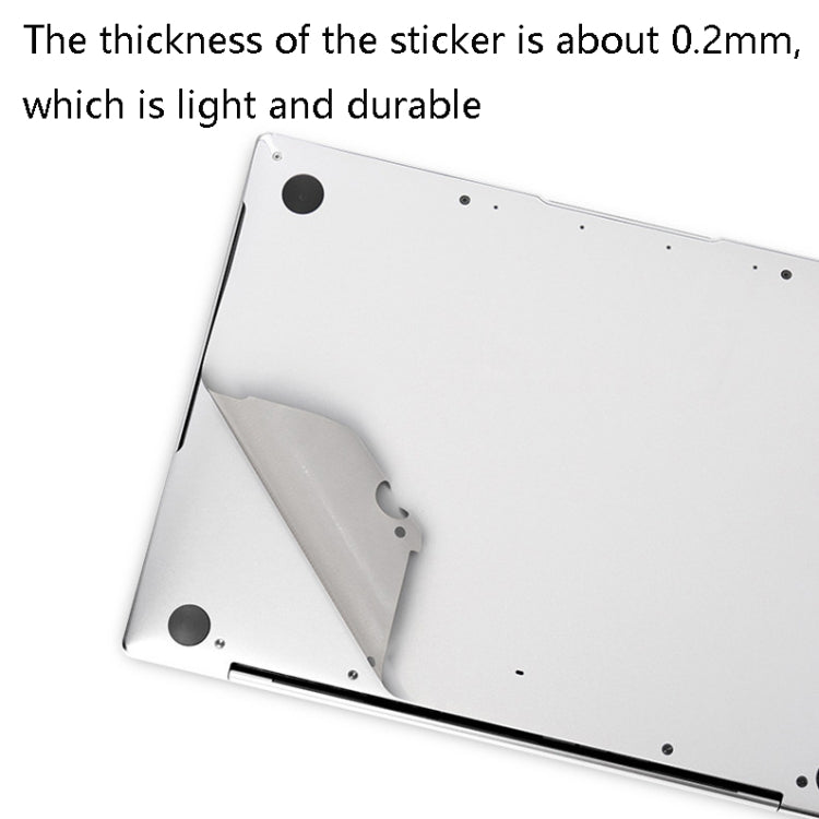 JRC 4 in 1 Computer Upper Cover + Lower Cover + Full Support Sticker + Touch Sticker Film Notebook Shell Protective Film For Huawei Matebook X Pro 2019 / 2020 (Silver) - free shipping - PMC Jewellery - Order now!