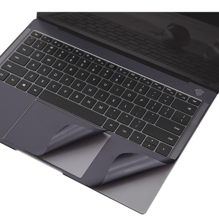 JRC 4 in 1 Computer Upper Cover + Lower Cover + Full Support Sticker + Touch Sticker Film Notebook Shell Protective Film For Huawei Matebook X Pro 2019 / 2020 (Gray) - Screen & Keyboard Cover by JRC | Online Shopping South Africa | PMC Jewellery | Buy Now Pay Later Mobicred