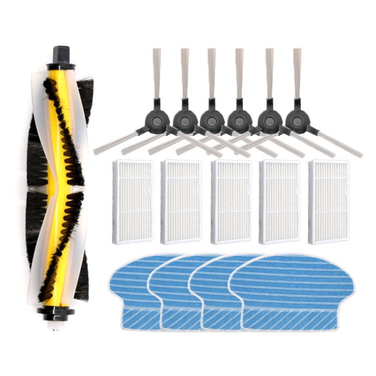 Sweeping Robot Accessories For Proscenic 780T 790T Specification： 1 Main Brush+3 Pair Side Brush+5 Filter+4 Rag - free shipping - PMC Jewellery - Order now!