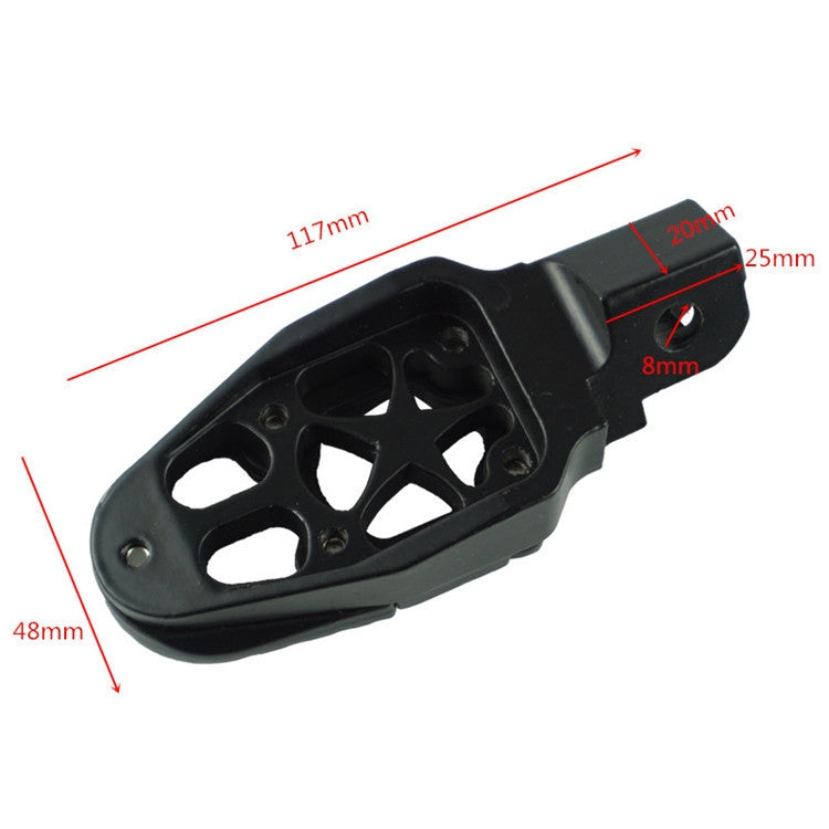 Motorcycle Modified Aluminum Alloy Foot Pedal Accessories(Orange) - Others by PMC Jewellery | Online Shopping South Africa | PMC Jewellery | Buy Now Pay Later Mobicred