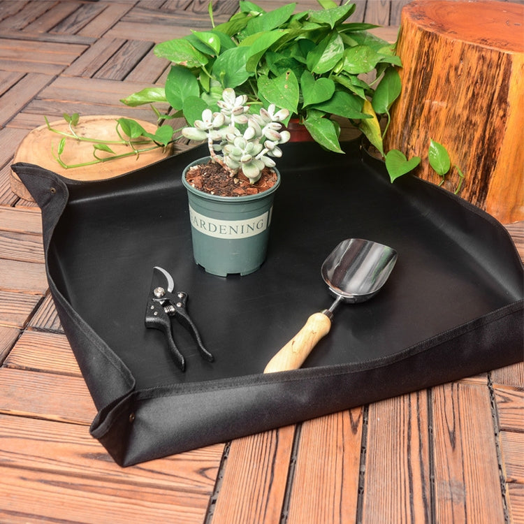 Balcony Green Planting Pot Rolling Basin Mat Home Gardening Seed Planting Waterproof Flower Pad Replacement Operation Pad(V2.0 Black) - Others by PMc TechLife | Online Shopping South Africa | PMc TechLife | Buy Now Pay Later Mobicred