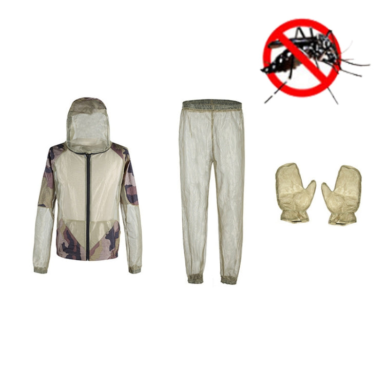 Camping Adventure Anti-Mosquito Bite Suit Summer Outdoor Fishing Breathable Mesh Anti-Mosquito Suit, Specification: Three-piece Full Set(S / M) - Anti-mosquito Clothing by PMC TechLife | Online Shopping South Africa | PMC TechLife | Buy Now Pay Later Mobicred
