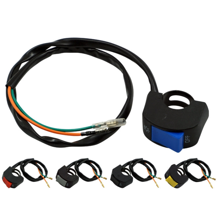 5 PCS Motorcycle Handlebar Tap Switch LED Headlight Break Extinguishing Fire Double Flash Switch(Red Button) - Electrical System by PMC TechLife | Online Shopping South Africa | PMC TechLife | Buy Now Pay Later Mobicred
