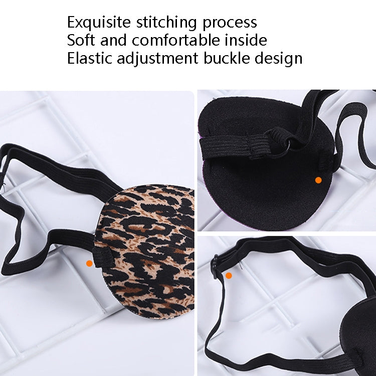 2pcs One-Eyed Dragon Pirate Makeup Eye Mask Children Groove Amblyopia Strabismus Full Cover Single Eye Mask(Black) - free shipping - PMC TechLife - Order now!