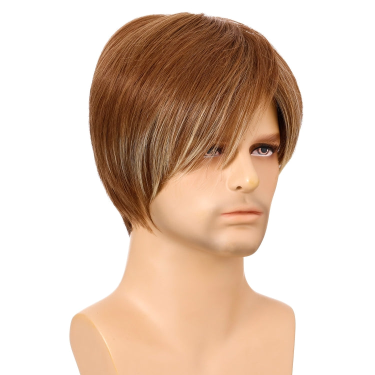 Men Realistic Natural High Temperature Wire Short Wigs(WIG-M45) - free shipping - PMC TechLife - Order now!