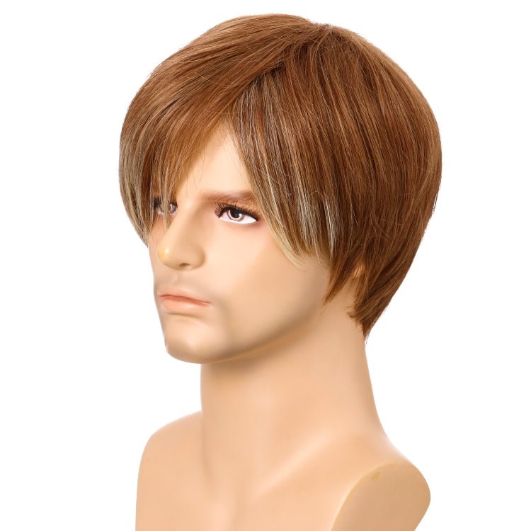 Men Realistic Natural High Temperature Wire Short Wigs(WIG-M45) - free shipping - PMC TechLife - Order now!