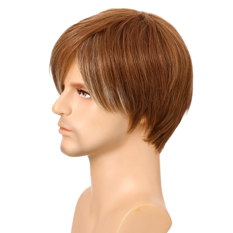 Men Realistic Natural High Temperature Wire Short Wigs(WIG-M45) - free shipping - PMC TechLife - Order now!