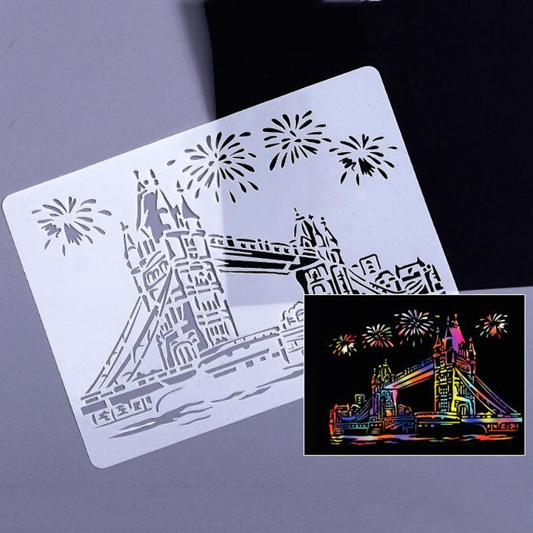 2 London Bridge Construction Series Painting Template Theme City A4 Label Template - Art Supplies by PMC TechLife | Online Shopping South Africa | PMC TechLife | Buy Now Pay Later Mobicred