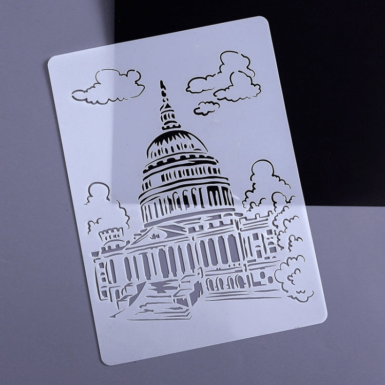 6 White House Construction Series Painting Template Theme City A4 Label Template - Art Supplies by PMC TechLife | Online Shopping South Africa | PMC TechLife | Buy Now Pay Later Mobicred